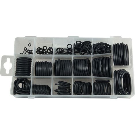 SET GUARNIZIONI ORING O RING GOMMINI ANELLI 222 PZ GOMMA METRICI 17 MISURE 698xi