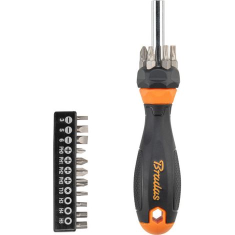 Tournevis avec Embouts Interchangeables – Set 17 pièces en Acier CRV