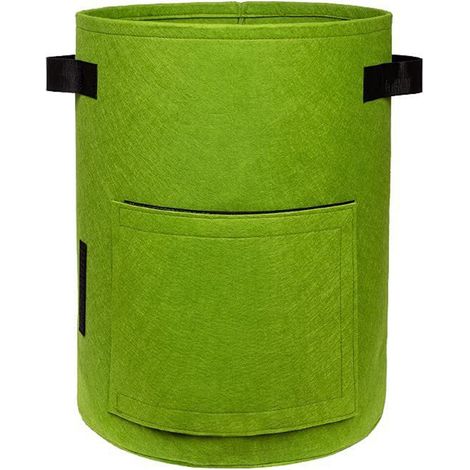 Sac de culture pour plantes, ouverture latérale, pour pommes de terre, tomates et cacahuètes, pot en tissu résistant (1/5)
