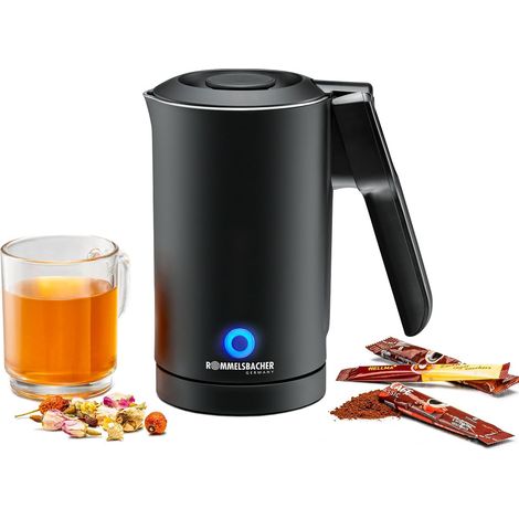 Bouilloire de voyage WK 1000, compacte et légère, récipient intérieur en acier inoxydable, capacité de 0,6 l, élément chauffant dissimulé, poignée pliable, système d'enroulement de câble (1/5)