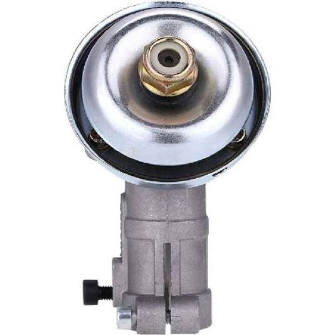 Tête d'engrenage de remplacement de tondeuse à brosse 1pc, boîte de vitesses universelle de tête d'engrenage pour tondeuse à gazon 26 tubes - 9 dents-Crezuo