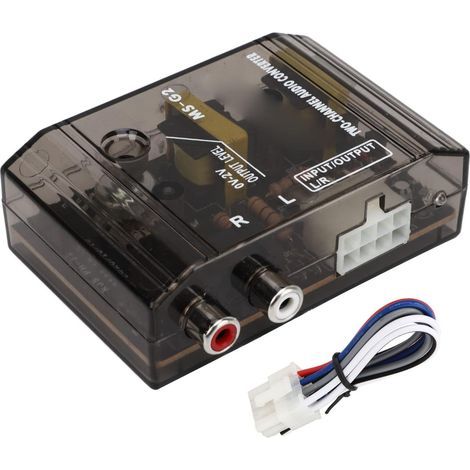 AudioControl LC2i Convertisseur de Sortie Ligne 2 Canaux avec Contrôle AccuBASS et Caisson de Basses, Haute Puissance, Excellentes Performances, ABS Durable, Conception Universelle (1/5)