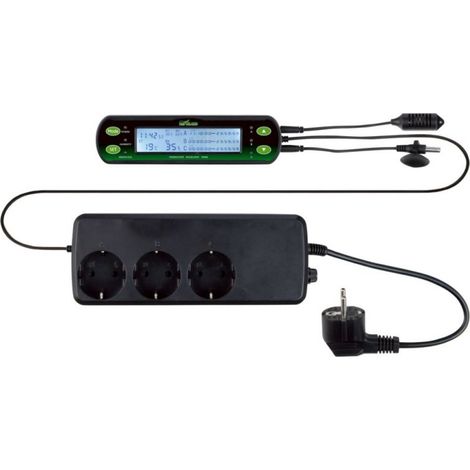 Trixie thermostat et hygrostat noir pour terrarium (1/2)