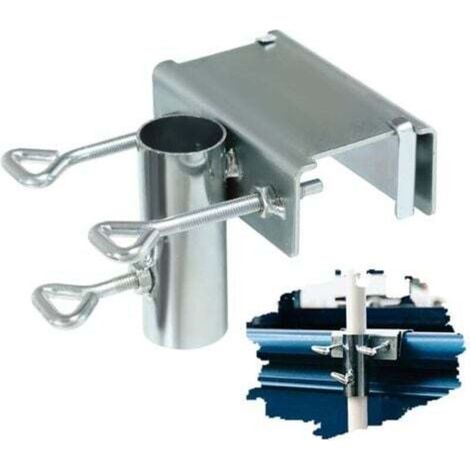 Support de parasol pour balustrade de balcon, pied de parasol de balcon, pince de fixation pour parasol de jardin (1/4)