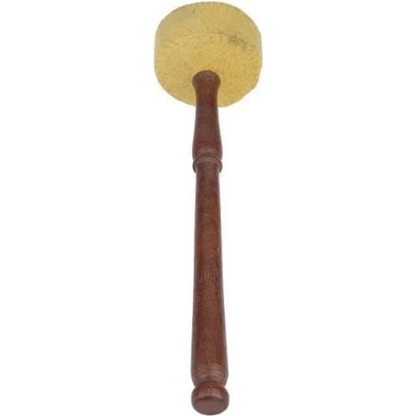 Maillet Pour Bol Chantant - Bâton En Bois Dur Avec Embout Feutré - Pour Pratique Tibétaine Et Méditation - 1 Pièce (1/4)