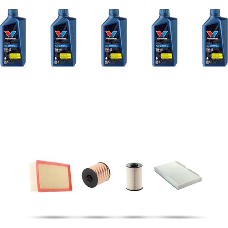 Kit tagliando 4 FILTRI e 5L OLIO compatibile con Fiat scudo II 2.0 jtd 120kw dal 2010 (1/5)