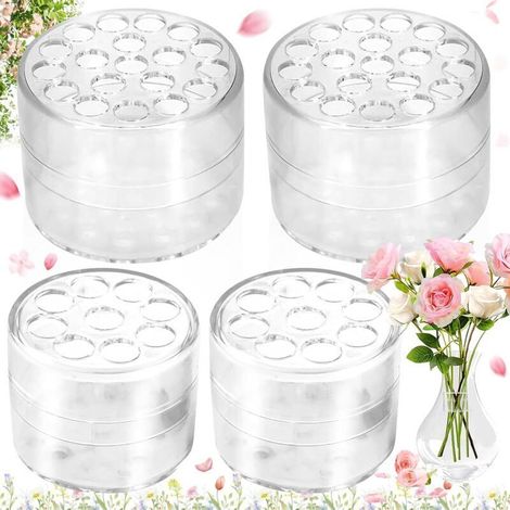 4PCS Twister de Bouquet de Fleurs en Spirale pour Vases, Bouquet Twister Support de Tige Fleur, Support Tige en Spirale pour Vases, Outil de Façonnage pour Bouquet pour la Décoration Bricolage