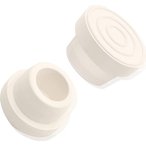 Lot de 2 butoirs en caoutchouc pour échelle de piscine, bouchons pour échelles de piscine enterrées, compatibles avec les tubes d'échelle de piscine de 1,9 pouce, accessoire de piscine. (1/5)