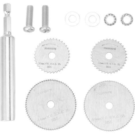 Outil de Coupe pour Tuyaux PVC avec Douille Hexagonale Interne - 2 Lames de Scie Petites et 2 Grandes pour Travaux de Plomberie Intérieur/Extérieur (1/5)