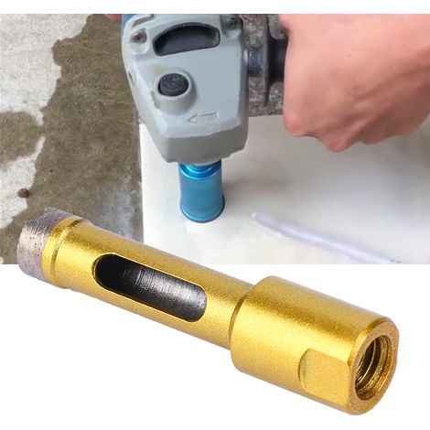 Foret diamanté M10 à filetage intérieur pour meuleuse d'angle, pour marbre, carrelage et jade. (1/5)