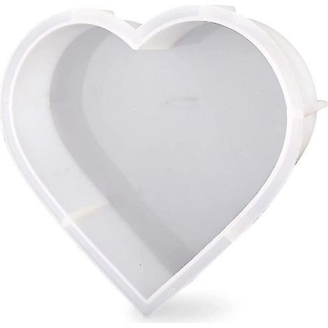 Grands moules en silicone pour résine, moule en résine coeur, moules en résine époxy pour la conservation des fleurs, résine (1/5)