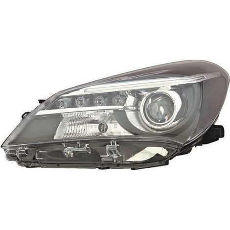 Phare avant gauche Hir2 avec loupe et Led Toyota Yaris 3 phase 2 2014-2017