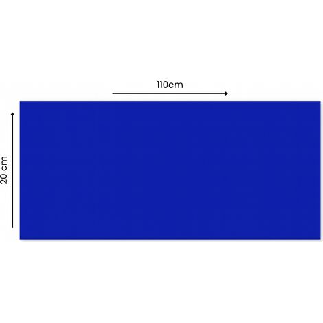 Plaque Plexiglas Bleu PMMA 3 mm – Verre Acrylique – 200x1100 mm – Résistante et Découpable (1/5)