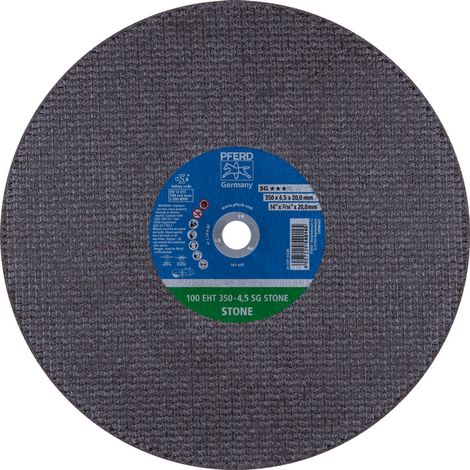 PFERD Trennscheibe Trennschleifer EHT 350x4,5x20mm SG STONE für Stein (100 m/s) (1/5)