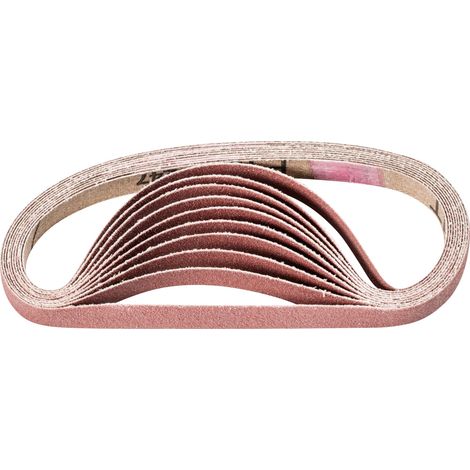 PFERD TOOLS Korund Schleifband BA 10x330mm A120 für universelle Anwendung mit Bandschleifer (100) 100 Stk (1/4)