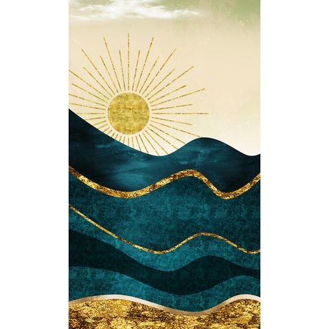 Papier peint panoramique - Paysage Boho - 149 cm x 255 cm (1/2)