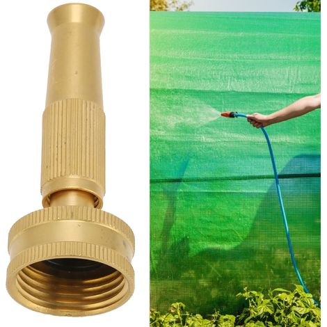 Buse d'arrosage en laiton à filetage femelle G3/4, accessoire pour tuyau d'arrosage de jardin (1/5)