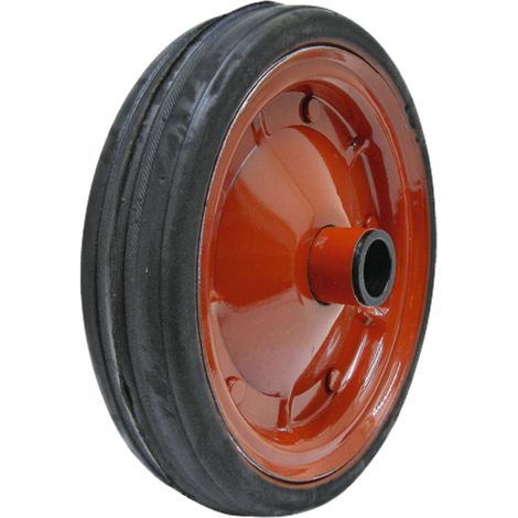 Roue de support en caoutchouc de rechange pour support 280x65mm, diamètre d'axe 30mm, diamètre de moyeu 110mm