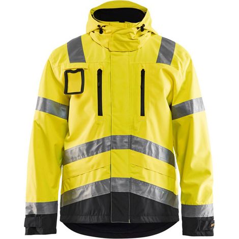 Veste de travail haute visibilité 4837 - Jaune fluo/Noir 4XL (1/4)