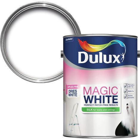 Dulux Retail Magic White Silk - Pure Brilliant White - 5 Litres
