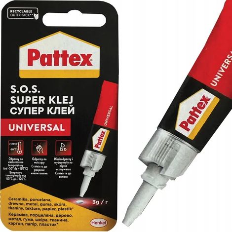 Adhesivo Henkel super pattex sos impermeable secado rápido (1/3)