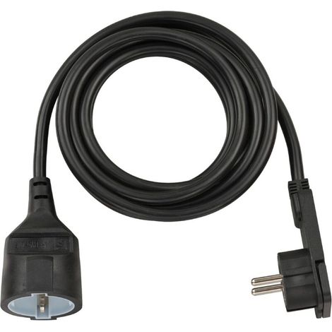 brennenstuhl Rallonge électrique moderne noire 3 mètres (1/4)