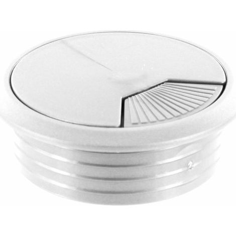 20 x boquilla pasacables de 60 mm pl�stico blanco