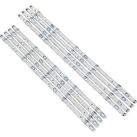 Barre de rétroéclairage LED, Matériau en aluminium, Longueur 1085 mm, Compatibilité GU55AU7199 GU55TU7079 UE55TU8000 UE55TU7125, Source lumineuse ampoules LED, Dimmable Oui (1/5)