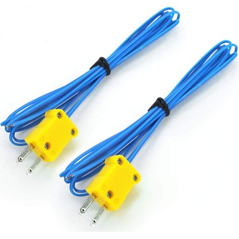 Set di 2 sonde per la misurazione della temperatura TP-01 da 2 m - Tipo K (1/5)