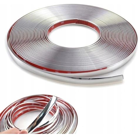 NASTRO DECORATIVO CROMATO 13 MM X 15 M AUTOADESIVO (1/5)