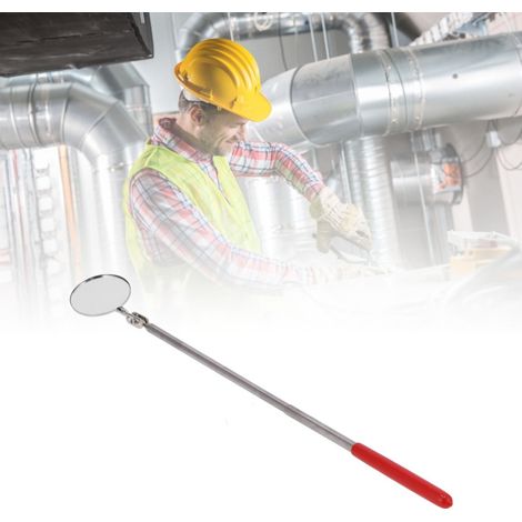 Espejo de inspección de tuberías flexible CT-502 - Telescópico redondo