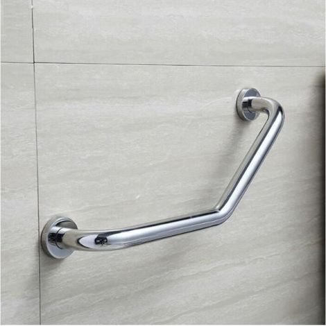 Poignée de Baignoires 45 cm Barre d'appui Mural Barre Porte Serviette Mural Personnes gée (1/4)