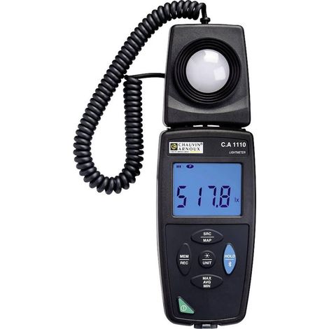 Chauvin Arnoux C.A 1110 Luxómetro negro preciso y Bluetooth