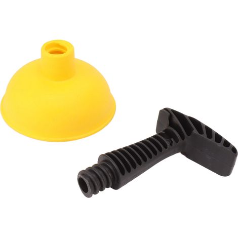 Decdeal Mini piston puissant, poignée antidérapante, petit drain efficace pour toilettes, baignoire, évier de Type 2 (1/5)