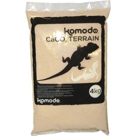 Komodo CaCo3 Sand Weiß - essbarer Sand für Reptilien