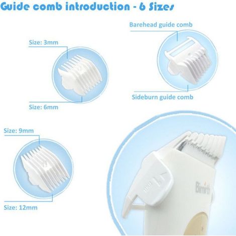Tondeuse à Cheveux pour Enfants – Silencieuse, Étanche, Rechargeable USB avec Tête en Céramique – Kit Complet pour Bébé et Enfant (1/5)