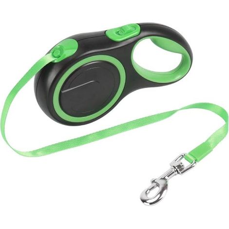 Automatische, einziehbare Hundeleine, 10 m, ABS-Material, geeignet für Katzen und Hunde – GreenXL-8M (1/5)