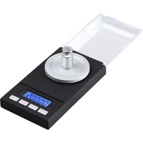 Mini Balance de bijoux électronique 50g - 0.001g Haute précision de en or de poche WEIGHING (DYNAMOMETER - HEAVY LOAD BALANCES) (1/4)