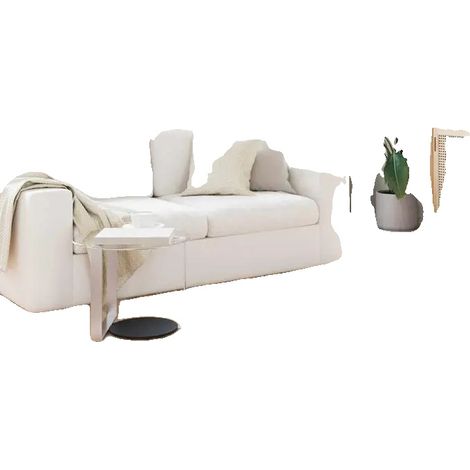Teppich, Weiches Polyester-Material, Vielseitiges Design, Beige (1/2)