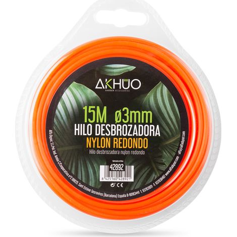 Decespugliatore in nylon Akhuo filo 3,0 mm 15 m