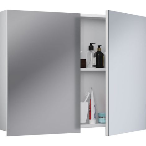 Specchio armadio a specchio Badinos 59x60 cm 59x60x12 - VCM