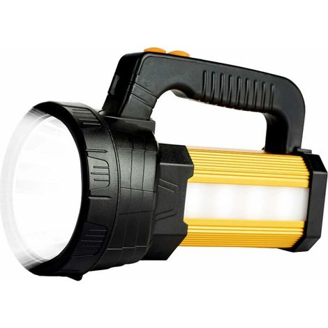 ZOLGINAH Lampe Torche LED Ultra Puissante Lampe de Poche Étanche IPX4 15000 Lumens 10000mAH Super Brillante Haute Puissance Camping Lanterne 6 Modes Longue Portée Urgence Lampe pour Ménage Randonnée C (1/5)