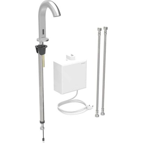 Robinetterie de lavabo Geberit Piave, saillie 167mm, alimentation (1/2)