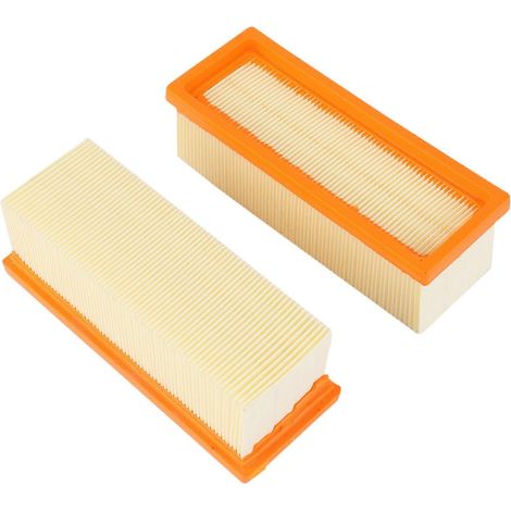 Paquete de 2 filtros HEPA de repuesto para aspiradoras Karcher 6.414-498.0 SE 2001 SE 3001 SE 5.100 SE 6.100 K 2801 para uso en seco y húmedo. (1/5)