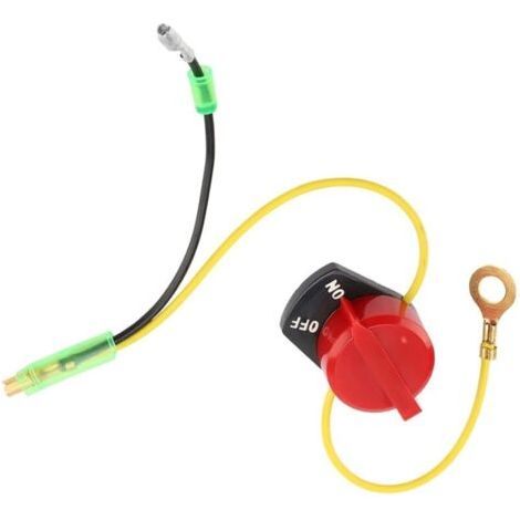 Interrupteur d'Arrêt Moteur Engine Kill Switch Gx200 Castelgarden El63 - Bouton Marche/Arrêt pour Gx390, Motoculteur, Tch (1/5)