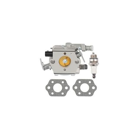 Carburateur Sthil MS250 MS210 MS230 – Remplace Walbro WT-286 – Compatible tronçonneuse – 1 carburateur, 2 joints, 1 bougie d'allumage (1/4)