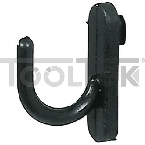 GANCIO IN NYLON PER PANNELLI PORTAUTENSILI GANCI 10pz AD UNCINO