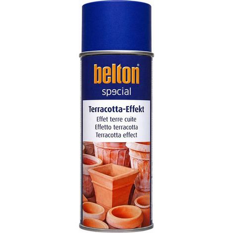 Bombe de peinture - Belton - Effet terre cuite - Bleu velours - Intérieur/extérieur