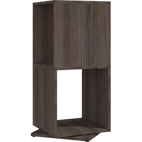 Maison Exclusive - Armadietto Girevole Grigio Rovere 34,5x34,5x75,5cm Truciolato (1/5)