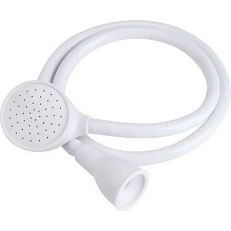 Tête de pulvérisation de douche pour animaux de compagnie tuyau pousser sur la baignoire évier robinet accessoire lavage cheveux coiffeur (1/5)